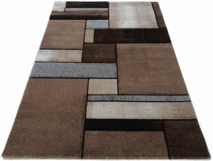 Dywan DIAMOND prostokąty BRILLIANCE DAISY beżowy brązowy