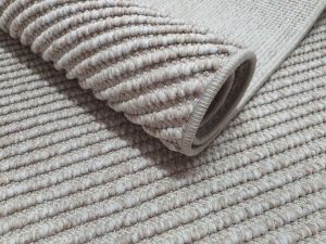 Dywan GORA jednolity beżowy pętelkowy strukturalny