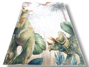 Dywan DIGITAL DINO w dinozaury dziecięcy z dinozaurem dinozaur