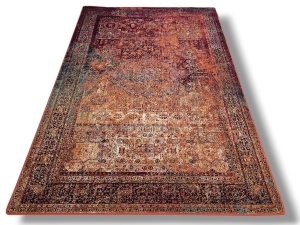 Dywan OMEGA MAMLUK dywilan RED orientalny 100% wełna rozeta  bordowy czerwony