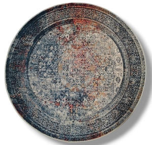 Dywan OMEGA MAMLUK dywilan SZMARAGD orientalny 100% wełna rozeta koło kółko