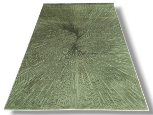 Dywan PURE 1 dywilan green zielony oliwkowy abstrakcyjny gładki styl boho loftowy 3D