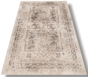 Dywan wełniany ISFAHAN HESTIA biały loftowy 100% wełna kaszmirowy wełniany vintage